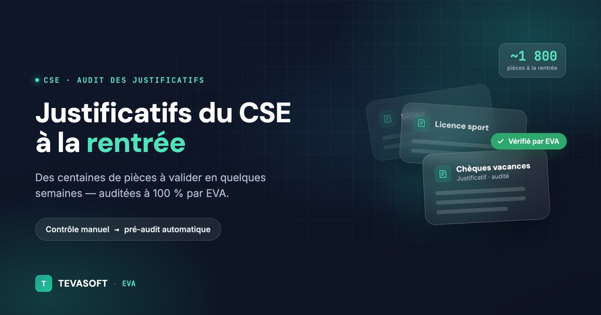 Justificatifs du CSE à la rentrée : combien à valider, et comment aller vite