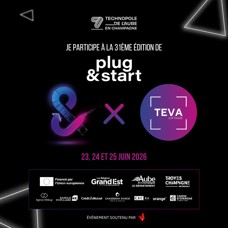 TEVASOFT sélectionné pour la 31ème édition de Plug&Start 2026